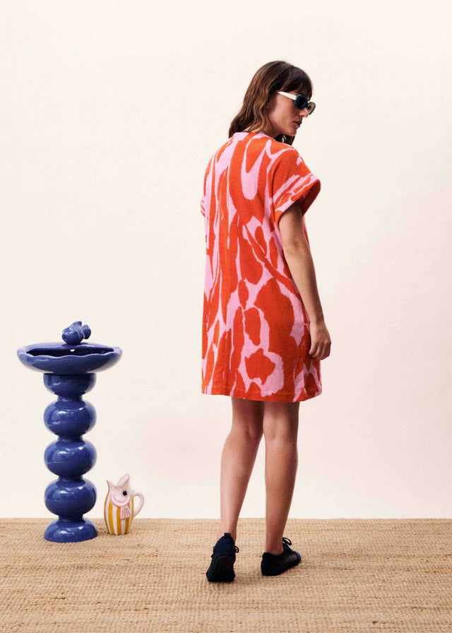 FRNCH | Robe ''Celtica'' -  Orange et Rose