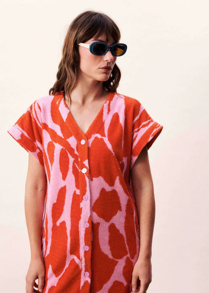 FRNCH | Robe ''Celtica'' -  Orange et Rose