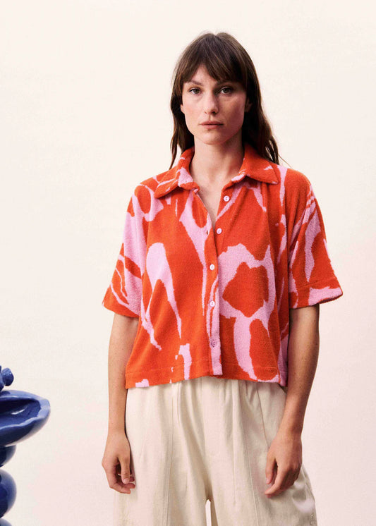 FRNCH | Chemise ''Danubea'' - Rose et Orange