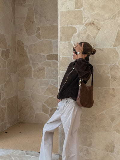 SANCIA | Pantalon 'Drew'| Argile