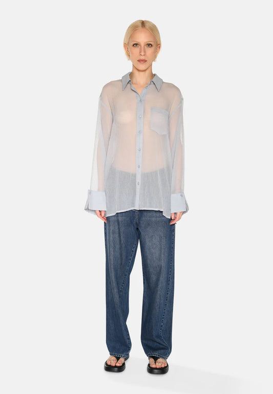 Minimum | Blouse "PINA" - Bleu clair
