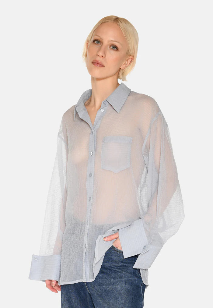 Minimum | Blouse "PINA" - Bleu clair