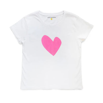 KERRI ROSENTHAL | Tee-shirt " Suke Imperfect Heart" - Rose