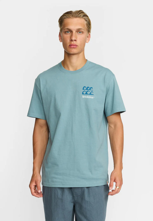 REVOLUTION | T-shirt ample / 1453 SUM - Bleu
