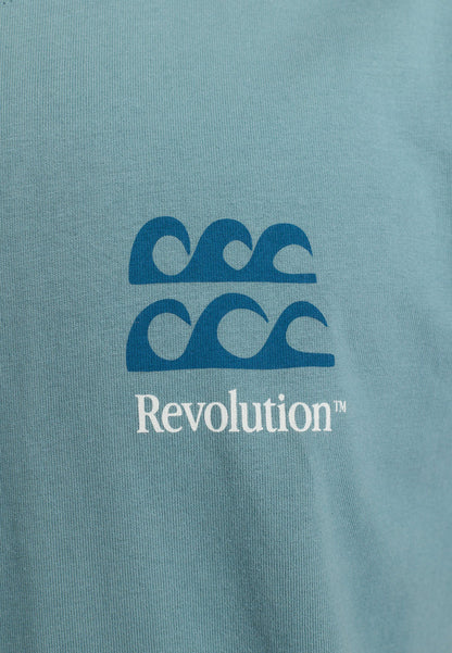 REVOLUTION | T-shirt ample / 1453 SUM - Bleu