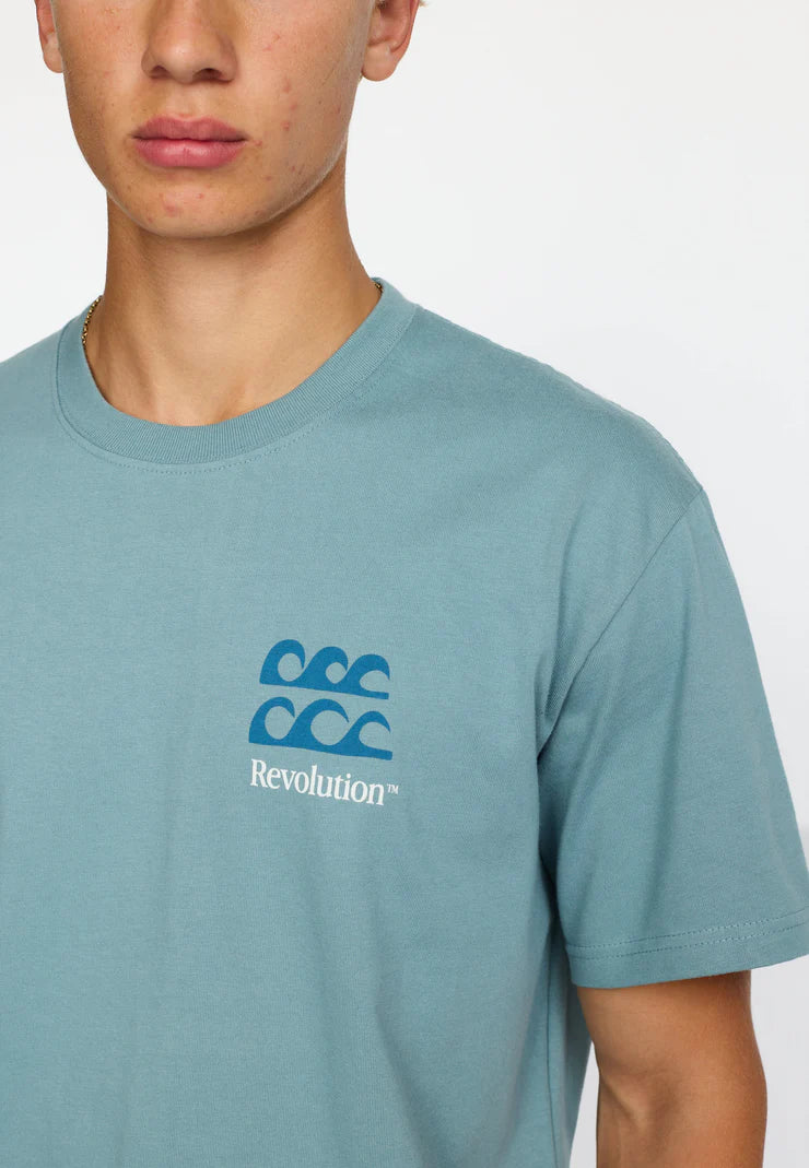 REVOLUTION | T-shirt ample / 1453 SUM - Bleu