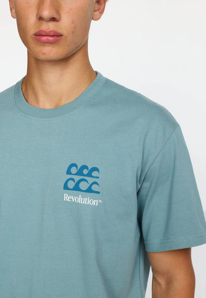 REVOLUTION | T-shirt ample / 1453 SUM - Bleu