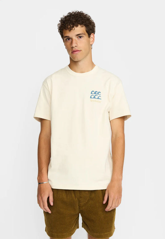 REVOLUTION | T-shirt ample / 1453 SUM - Blanc cassé