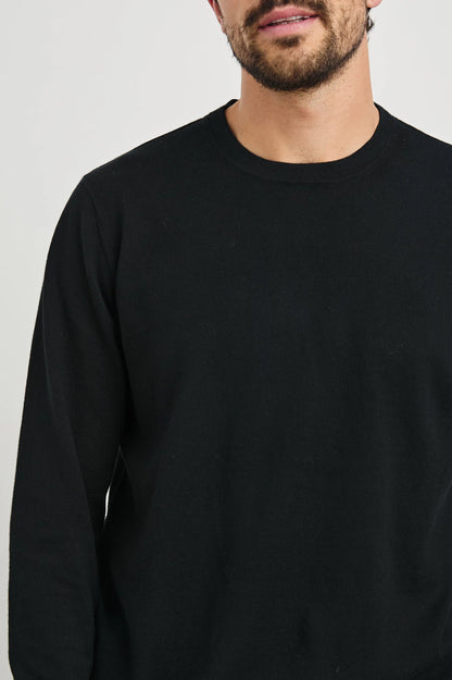 Rails | T-shirt à manches longues "Quentin" - Noir