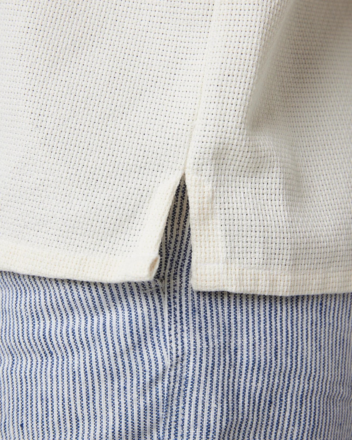 Peregrine | Chemise à col cubain ''Quay'' -  Blanc