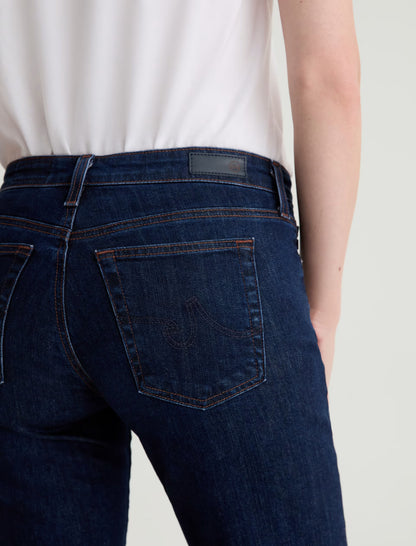 AG Jeans | Le jean ''Sandra'' taille basse coupe droite - Indigo moderne