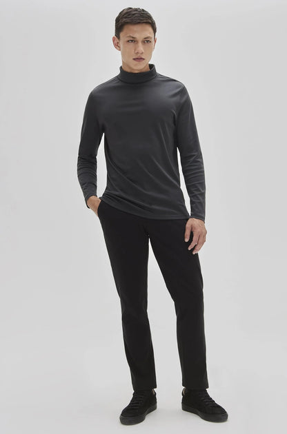 Robert Barakett | Le col roulé en coton Pima ''Georgia'' - Gris canon