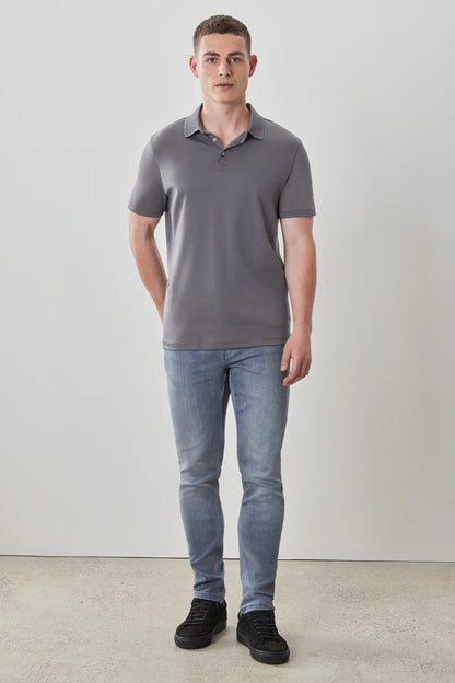 Robert Barakett | Le polo Barakett - Gris