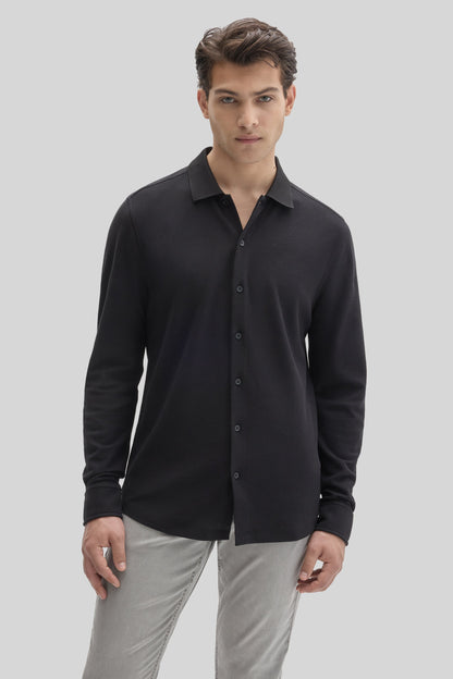 Robert Barakett | Chemise en tricot "Sorrell" - Noir