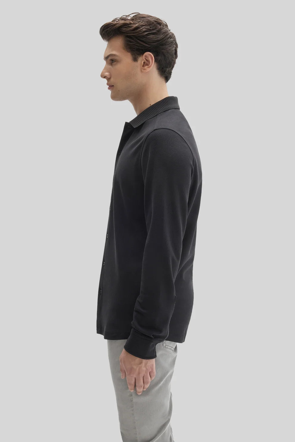 Robert Barakett | Chemise en tricot "Sorrell" - Noir
