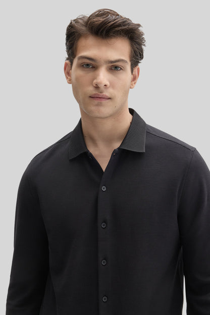Robert Barakett | Chemise en tricot "Sorrell" - Noir