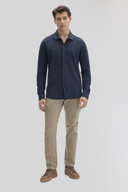 Robert Barakett | Chemise en tricot "Sorrell" - Caspienne foncé