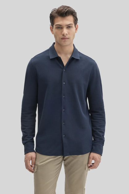 Robert Barakett | Chemise en tricot "Sorrell" - Caspienne foncé
