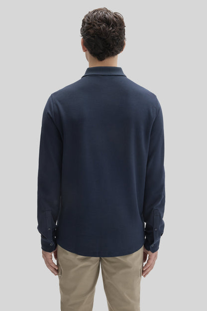 Robert Barakett | Chemise en tricot "Sorrell" - Caspienne foncé