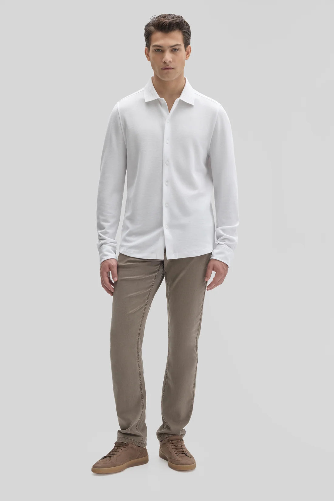 Robert Barakett | Chemise en tricot "Sorrell" - Blanc