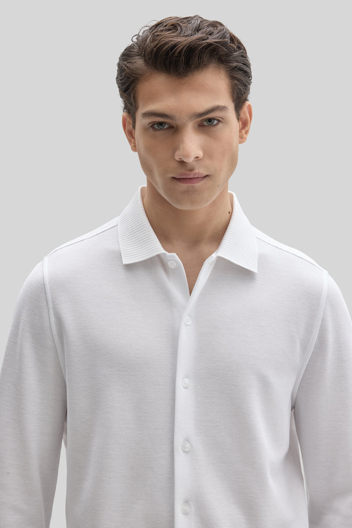 Robert Barakett | Chemise en tricot "Sorrell" - Blanc