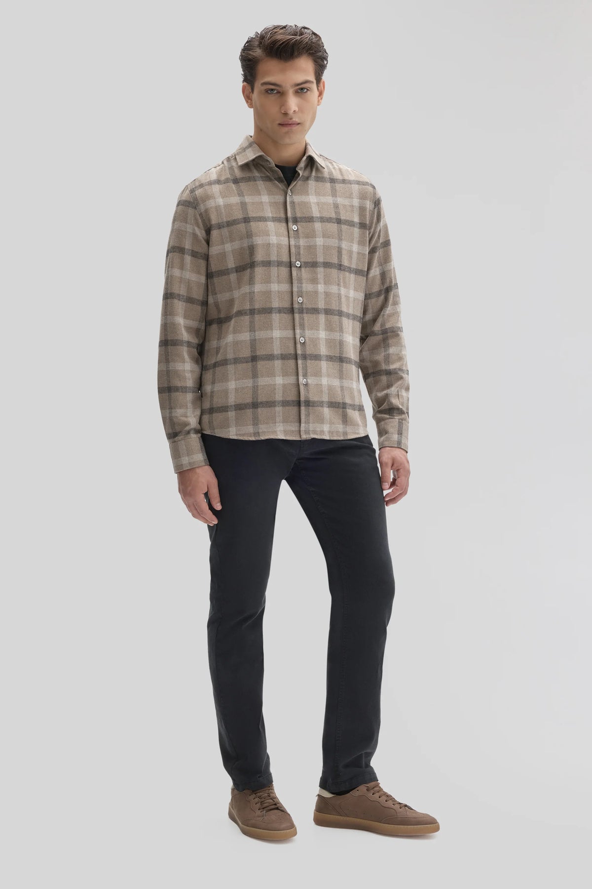Robert Barakett | Chemise en flanelle tissée Liam - Sequoia