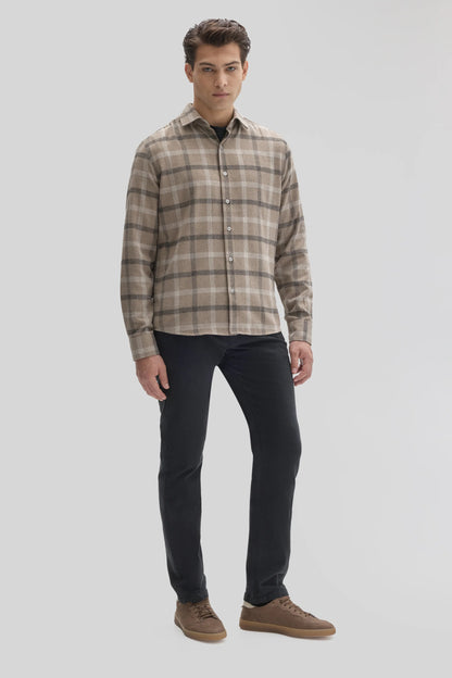 Robert Barakett | Chemise en flanelle tissée Liam - Sequoia