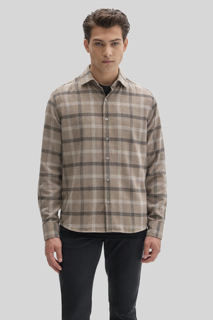 Robert Barakett | Chemise en flanelle tissée Liam - Sequoia