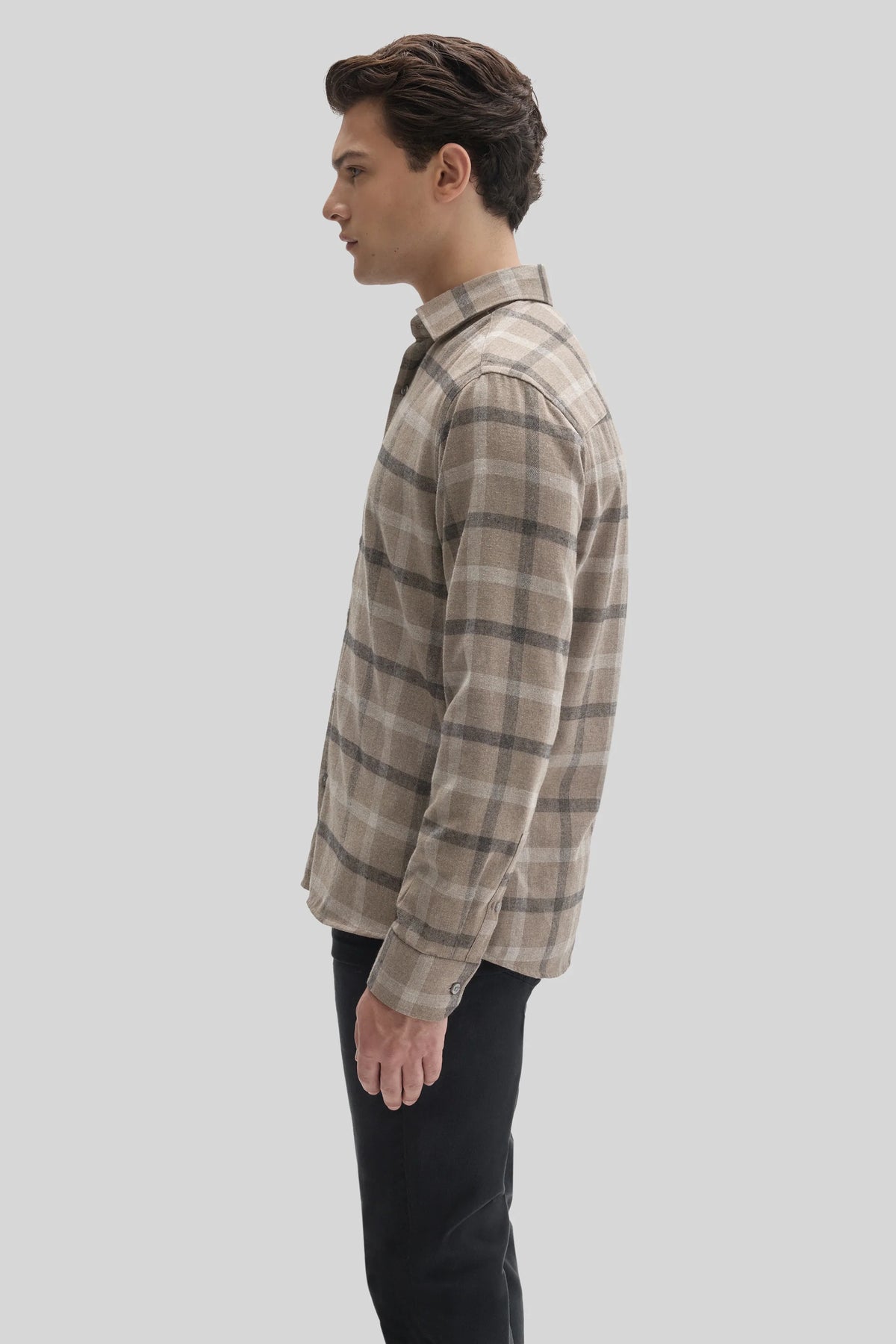 Robert Barakett | Chemise en flanelle tissée Liam - Sequoia
