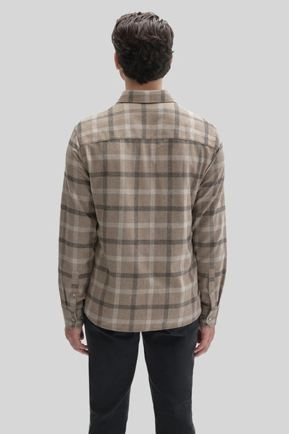 Robert Barakett | Chemise en flanelle tissée Liam - Sequoia