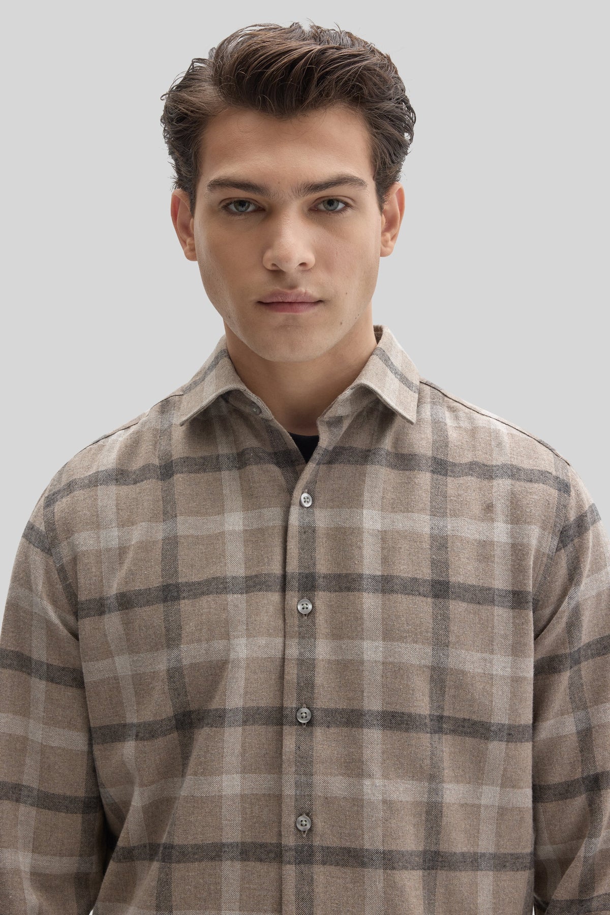 Robert Barakett | Chemise en flanelle tissée Liam - Sequoia