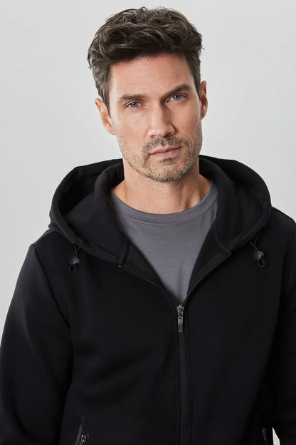 Robert Barakett | Sweat à capuche zippé "Brixton" - Noir