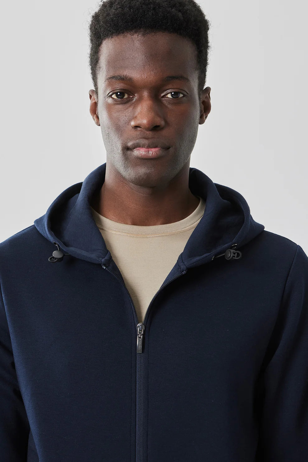 Robert Barakett | Sweat à capuche zippé "Brixton" - Marine