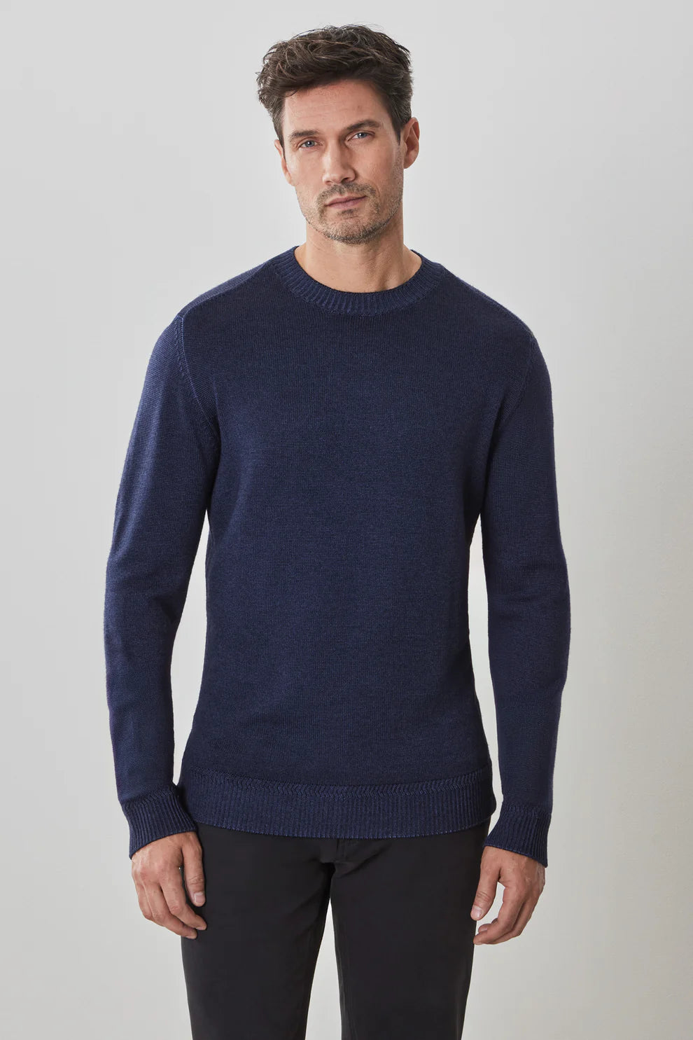 Robert Barakett | Pull de luxe "Bertona" - Bleu