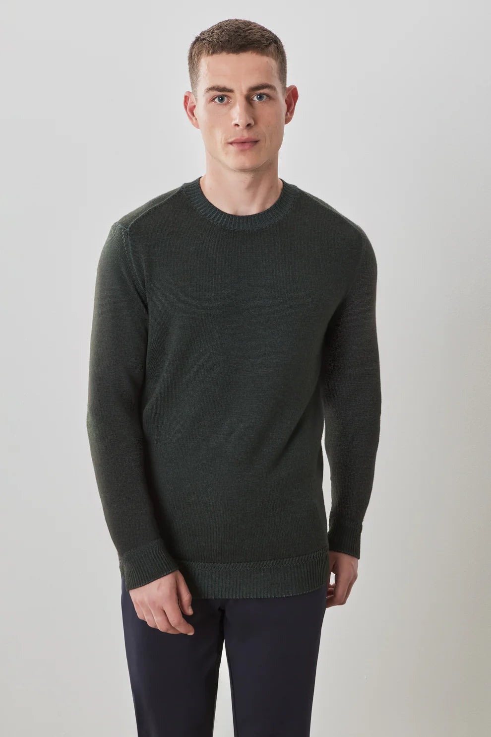 Robert Barakett | Pull de luxe "Bertona" -Olive