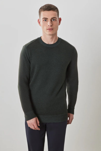 Robert Barakett | Pull de luxe "Bertona" -Olive