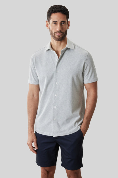 Robert Barakett | Chemise en maille "Keyes" - Gris