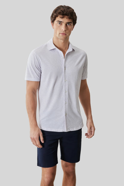 Robert Barakett | Chemise en maille "Keyes" - Lavande