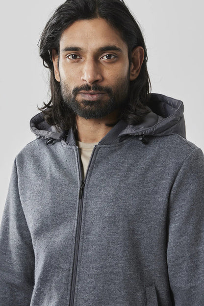 Robert Barakett | La veste à capuche zippée Laureate - Gris