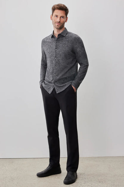 Robert Barakett | Chemise en tricot "Alonzo" - Gris