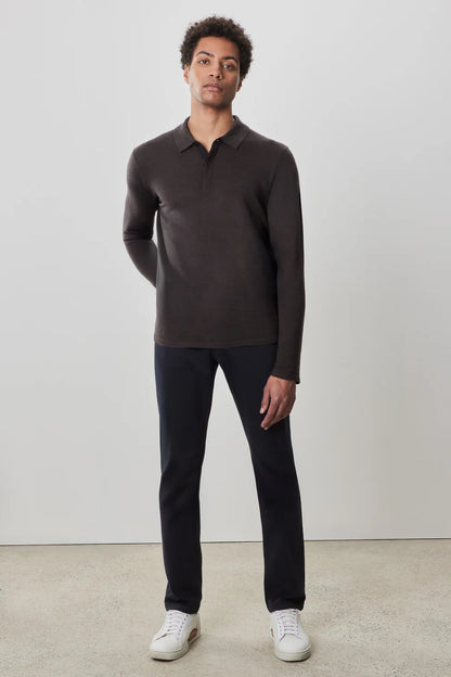 Robert Barakett | Polo en maille "Thomas" - Brun