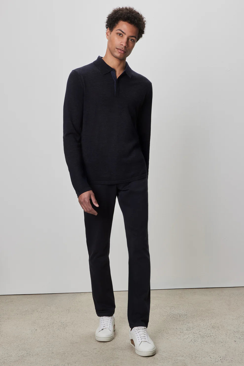 Robert Barakett | Polo en maille "Thomas" - Marine