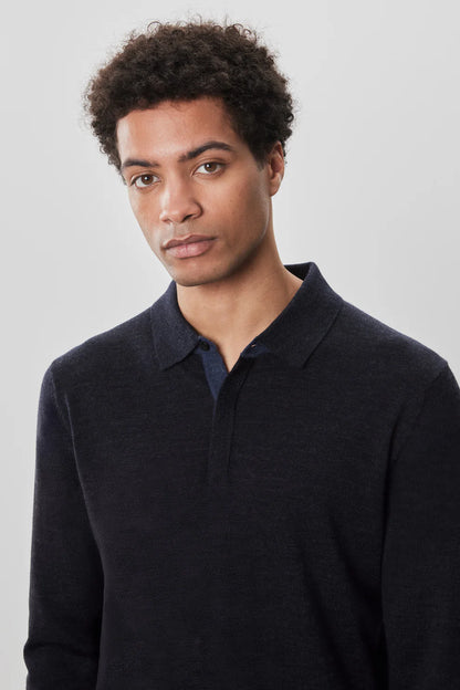 Robert Barakett | Polo en maille "Thomas" - Marine