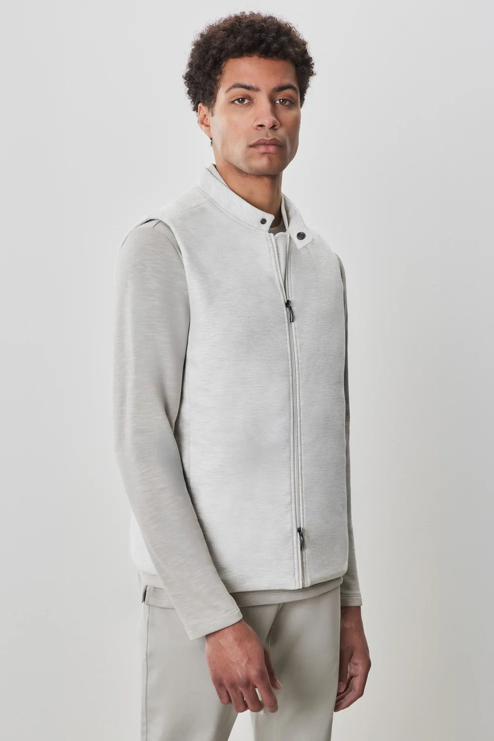 Robert Barakett | Gilet "Nedsand" - Gris clair