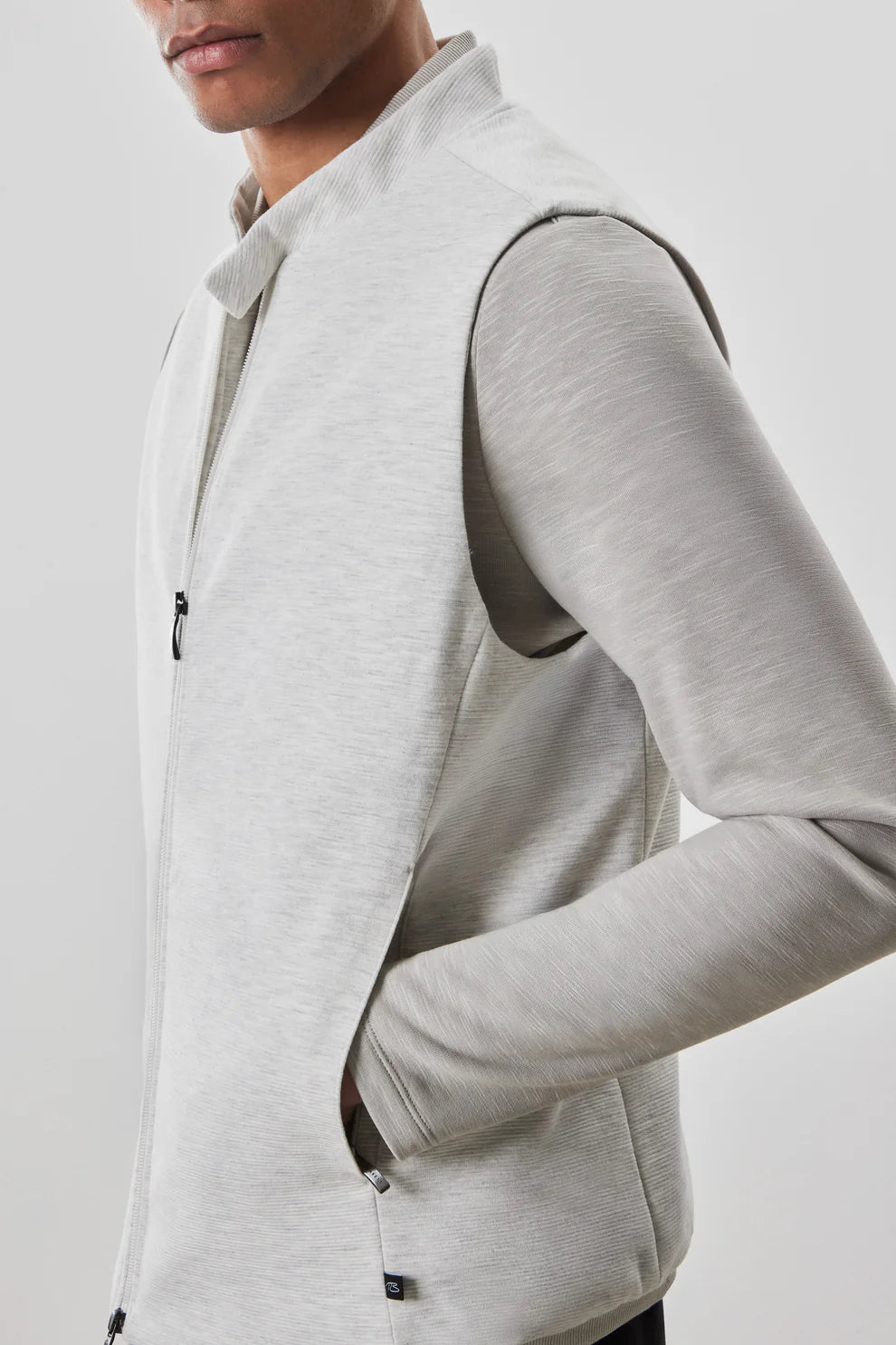 Robert Barakett | Gilet "Nedsand" - Gris clair