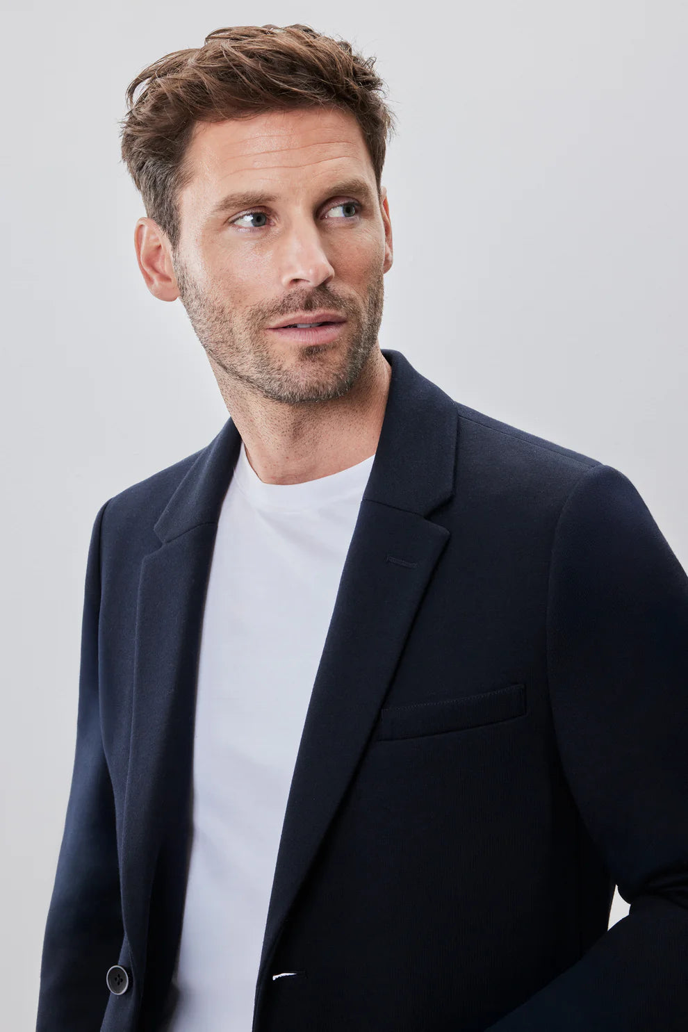 Robert Barakett | Veston de sport en tricot "Blum" - Bleu marine