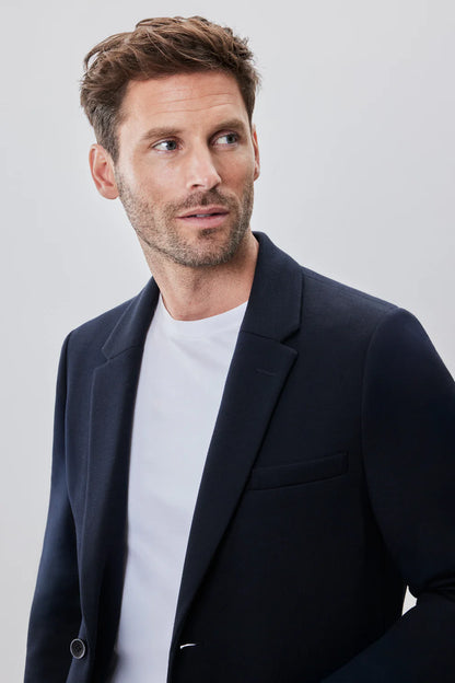 Robert Barakett | Veston de sport en tricot "Blum" - Bleu marine