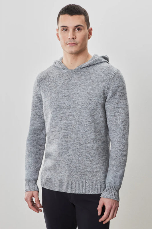 Robert Barakett | Sweat à capuche en laine "Wildman" - Gris