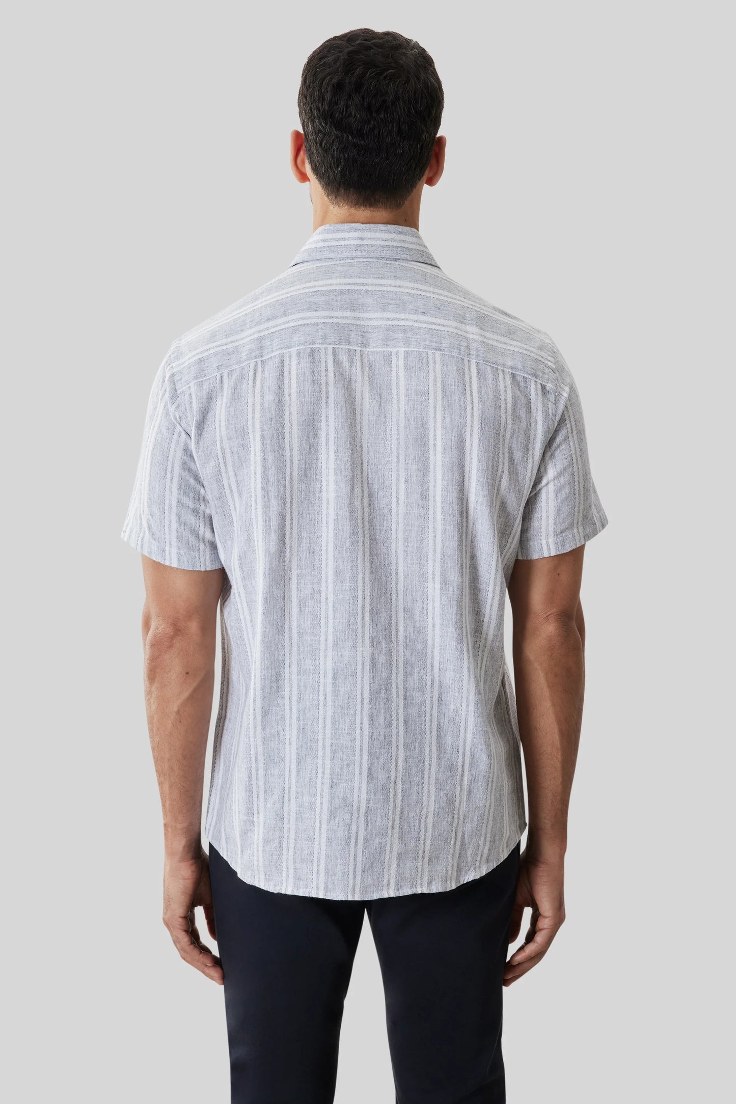 Robert Barakett | Chemise à manches courtes "Daiki" - Bleu poudre