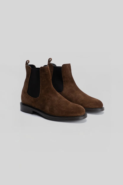 Robert Barakett |  Bottes Chelsea en daim Murphey - Brun rouille